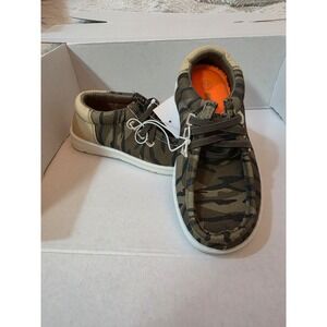 US Sports Toddler Boys Camo Slip On Loafer Shoes Size 11 NWT